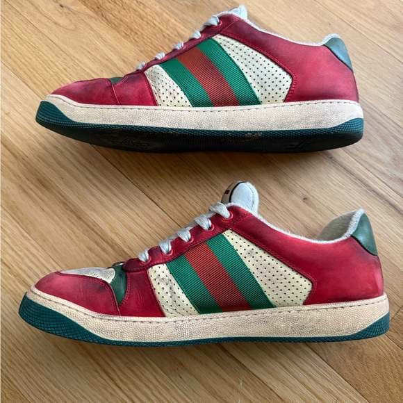 Gucci Screener Red distressed - Picture 4 of 7